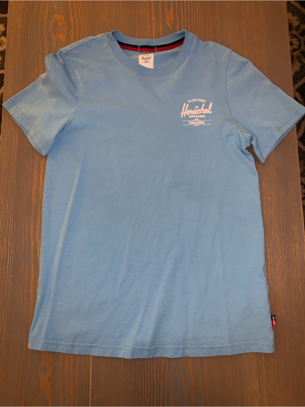Women’s Herschel Supply Company Sky Blue Logo Tee